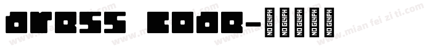 dress code字体转换
